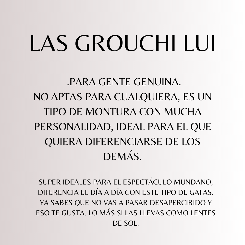 ESCAPARATE LAS GROUCHI