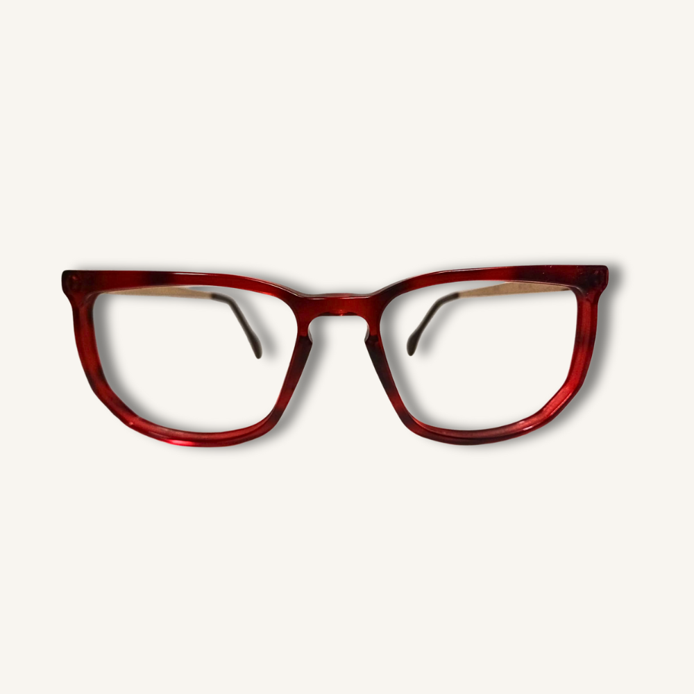 Gafas monturas vintage originales, modelo exclusivo Luces rojas. Sólo 1 unidad disponible. Añade elegancia y autenticidad única a tu estilo.