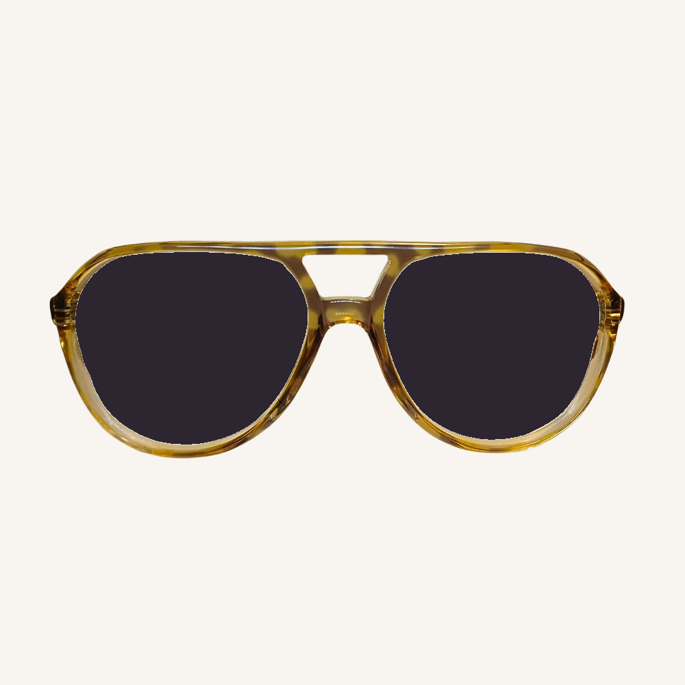 Gafa vintage aviador serpiente amarilla - 015 black night Gafas vintage, modelo exclusivo aviador serpiente amarilla. Sólo 1 unidad disponible. Añade elegancia única a tu estilo.